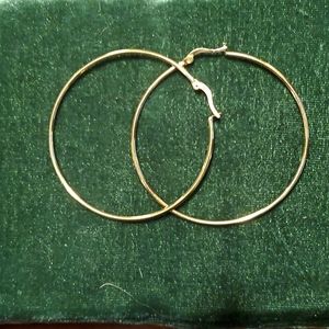 Gold vermeil earrings 2"